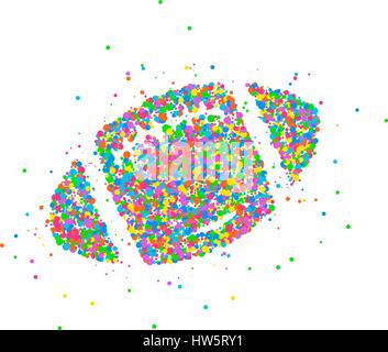 Abstrakte Rugby-ball Stock Vektor