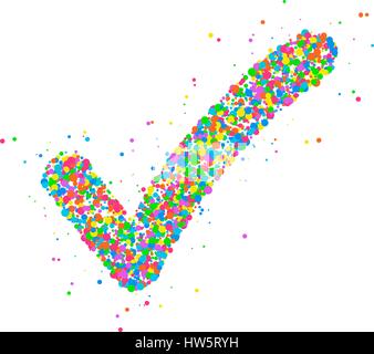 Check-Liste-Taste Stock Vektor