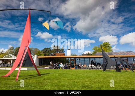 Dänemark, Seeland, Humlebaek, Louisiana Museum of Modern Art, Skulpturengarten Stockfoto