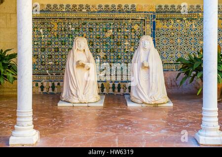 Spanien, Andalusien, Sevilla, Isla De La Cartuja, das Kloster von der Cartuja Stockfoto