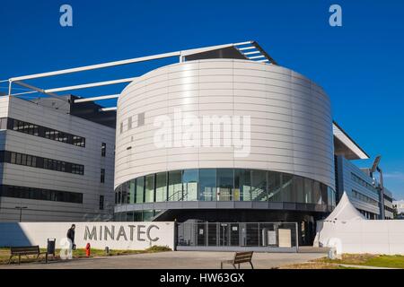 Frankreich Isere Grenoble Polygone Scientifique Bezirk fordert auch wissenschaftliche Halbinsel Minatec europäisches Forschungszentrum Micro Stockfoto