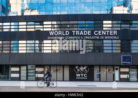 Frankreich Isere Grenoble Europole Bezirk World Trade Center Grenoble ist ein Kongress- und Seminarzentrum, verwaltet von der Kammer der Stockfoto