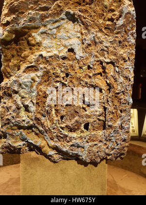 Azurit und Malachit Stein am American Museum of Natural History - New York, USA Stockfoto