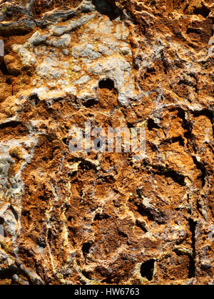 Azurit und Malachit Stein am American Museum of Natural History - New York, USA Stockfoto