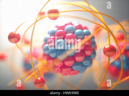 Atom, Abbildung. Stockfoto