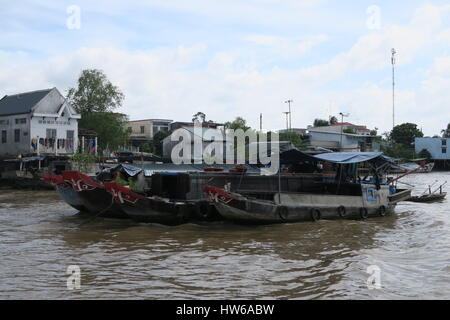 Im silk Factory in Hoi An Stadt in Vietnam. Stockfoto