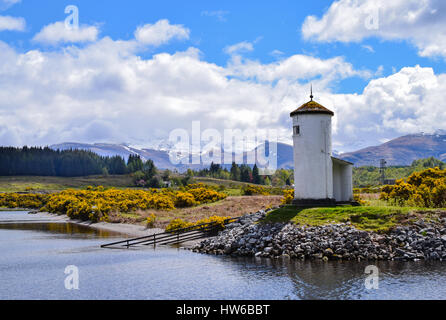 Alten Leuchtturm am Gairlochy, Schottland Stockfoto