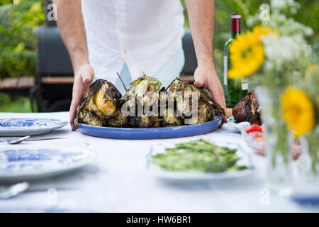 Gegrillte Maiskolben Stockfoto