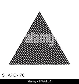 Einfache geometrische Form Stock Vektor