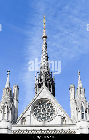 Royal Courts of Justice (RCJ), Fleet Street, London. Stockfoto