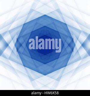 blaues Quadrat Stockfoto