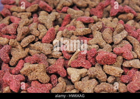 Katze Tiere Tiernahrung Textur. Stockfoto