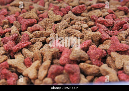 Katze Tiere Tiernahrung Textur. Stockfoto