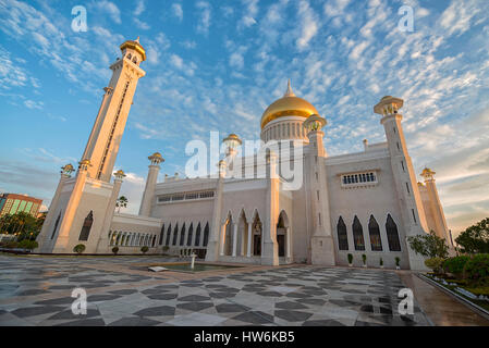 Sultan Omar Ali Saifuddin Moschee in Bandar Seri Begawan, Brunei Stockfoto