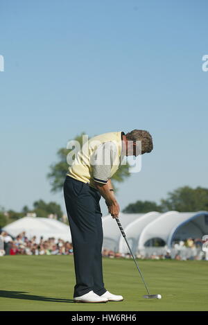 COLIN MONTGOMERIE gewinnt MATCH Europa OAKLAND HILLS DETROIT/USA 19. September 2004 Stockfoto