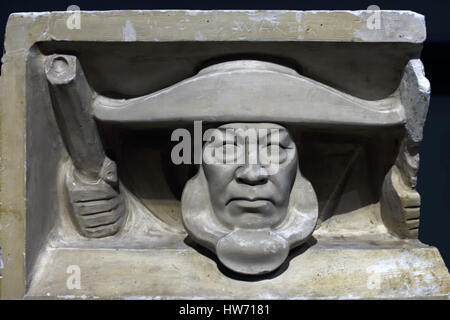 Niederländische Reliefs aus Kapstadt in Südafrika. Die Vereinigten ostindischen Company - VOC - Blütezeit - Niederländisch - Holland-The Niederlande (VOC wurde offiziell das erste börsennotierte Unternehmen der Welt) Stockfoto