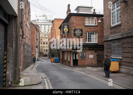 Bootle Street - planen Ex Manchester United Fußballer, Ryan Giggs und Gary Neville Bereich mit neuen Entwicklungen zu sanieren Stockfoto