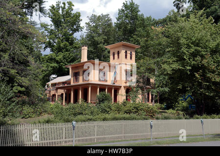 Die Evergreens, Teil von Emily Dickinson Museum in Amherst, Massachusetts, USA. Stockfoto