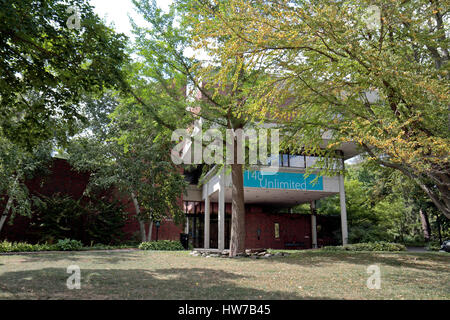 Das Mount Holyoke College Kunstmuseum in South Hadley, Massachusetts, Vereinigte Staaten von Amerika. Stockfoto