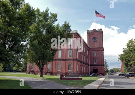 Die Springfield Armory National Historic Site, Springfield, Ma, Vereinigte Staaten. Stockfoto