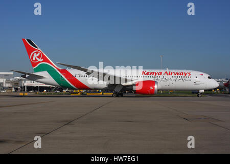 FLUGZEUG-KENIA 787 Stockfoto