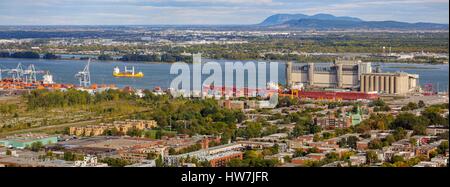 Kanada, Provinz Quebec, Montreal, den Hafen von Montreal am St.-Lorenz-Strom im Ostteil der Stadt Stockfoto