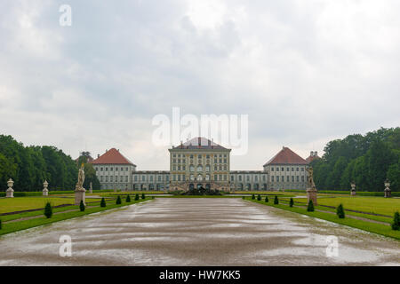 München, Deutschland - Juni 8. 2016: Schloss Nymphenburg in München. Burg der Nymphe Stockfoto