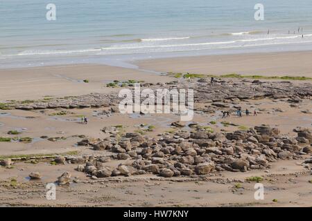 Pas-De-Calais, Frankreich Côte Opale, Audinghen, Cap Gris-Nez Stockfoto