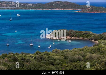 Frankreich, Corse du Sud, Lecci, Bucht von Saint Cyprien Stockfoto