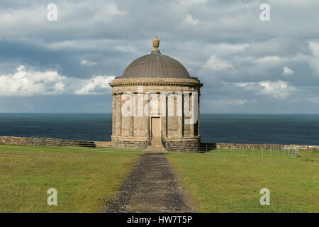 CASTLEROCK, Nordirland-16. Oktober 2016: Mussenden Temple im Downhill Herrschaft National Trust Website. Stockfoto