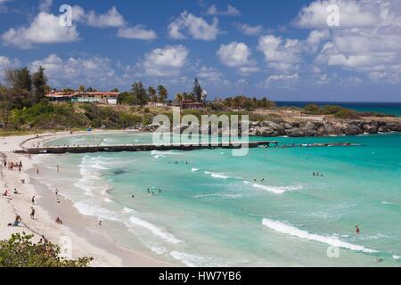 Kuba, Havanna Provinz Playas del Este, Strand Playa Jibacoa Stockfoto