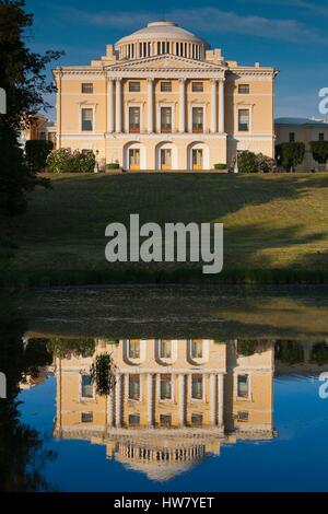 Russland, Sankt Petersburg, Pawlowsk, große Palast des Zaren Paul i., Charles Cameron, britischer Architekt, außen Stockfoto