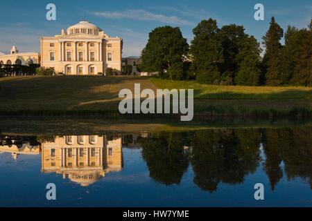 Russland, Sankt Petersburg, Pawlowsk, große Palast des Zaren Paul i., Charles Cameron, britischer Architekt, außen Stockfoto