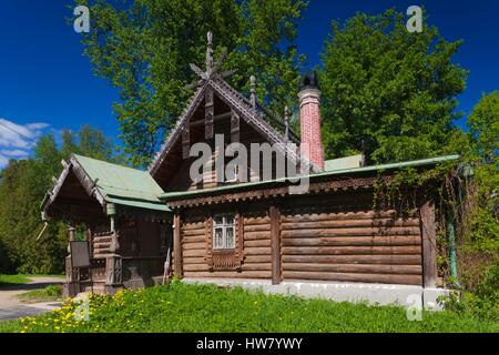 Russland, Moskauer Oblast, Abramtsevo, Abramtsevo Estate Museum-Konserve, ehemaligen Gutshof von Eisenbahn-Tycoon Savva Mamontov, Retter Holzkirche Stockfoto