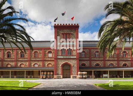 Australien, South Australia, Barossa Valley, Tanunda, Chateau Tanunda Estate Winery, außen Stockfoto