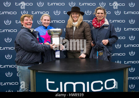 Punkt zu Punkt, Parham, Sussex, UK Samstag, 18. März 2017 kurz gewinnt die Timico Mixed Open Rennen Credit: Michael Stevens / Alamy Live News Stockfoto