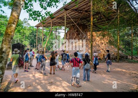 Vietnam, South Central Coast Region, Quang Nam Provinz, die archäologische Stätte von meinem Sohn, ein UNESCO-Weltkulturerbe, ist ein Satz von Cham Tempel aus dem 4. und dem 13. Jahrhundert und einer der größten hinduistischen Schreinen in Südostasien Stockfoto