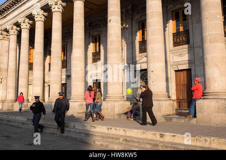 Guatemala, Quetzaltenango Abteilung Quetzaltenango oder Xela ist die zweitgrößte Stadt Guatemalas (Alt: 2333m), dem neoklassizistischen Stil Rathaus Stockfoto