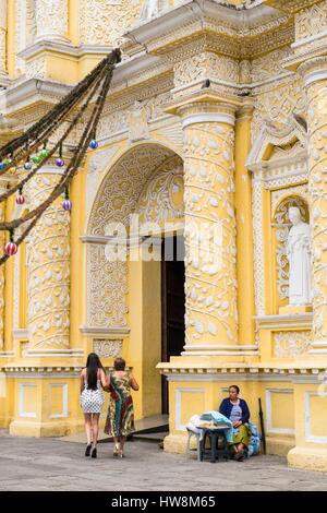 Guatemala, Abteilung Sacatepequez, Antigua Guatemala, Weltkulturerbe der UNESCO, Merced Kirche (16. Jahrhundert) Stockfoto