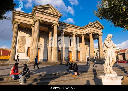 Guatemala, Escuintla, Quetzaltenango Xela oder Abteilung ist die zweitgrößte Stadt Guatemalas (alt: 2333 m), neoklassischen Stil Stadttheater Stockfoto