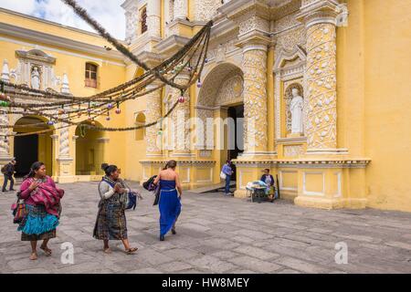 Guatemala, Abteilung Sacatepequez, Antigua Guatemala, Weltkulturerbe der UNESCO, Merced Kirche (16. Jahrhundert) Stockfoto