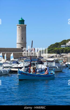 Frankreich, Bouches du Rhone, Cassis, Port Of entry Stockfoto