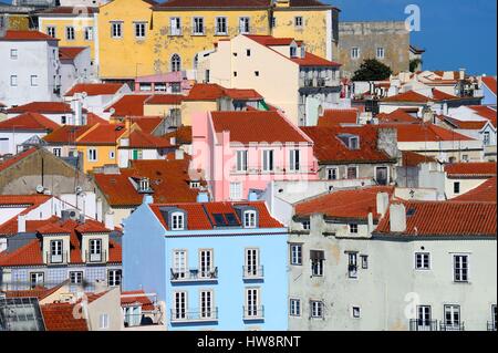 Portugal, Lissabon, Alfama Bereich Belvedere Portas do Sol Stockfoto