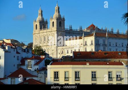 Portugal, Lissabon, Alfama Bereich Belvedere Portas do Sol Stockfoto