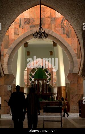 Senegal, Diourbel Region, Touba, Mouride Moschee (die größte Moschee in Westafrika, berühmt für die Magal, eine große jährliche Wallfahrt sammeln Mouride Muslime Stockfoto