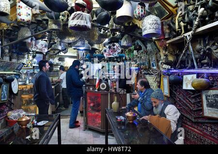 Iran, Provinz Isfahan, Isfahan, Chai Khaneh Azadegan Tea House und restaurant Stockfoto