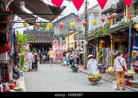 Vietnam, Provinz Quang Nam, Hoi An, Weltkulturerbe der UNESCO, der Hauptstraße Tran Phu Stockfoto