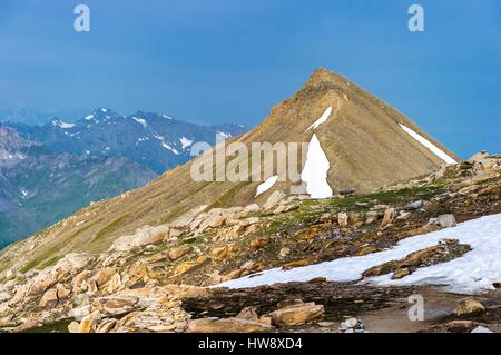 Schweiz, Wallis, Val Hérens, Pointe Tsevolire (2900m) Stockfoto