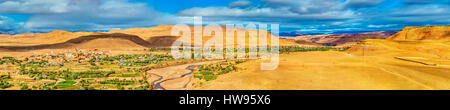 Landschaft in der Nähe von Ait Ben Haddou Dorf in Marokko Stockfoto