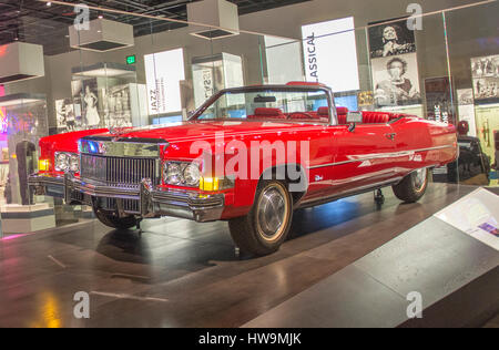 1973 Cadillac Eldorado Convertible im Besitz von Chuck Berry in der ständigen Ausstellung an der Smithsonian National Museum of African American History and Cul Stockfoto